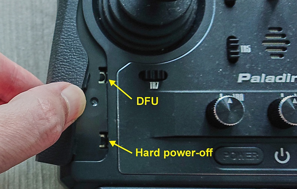 Access DFU and Bootloader Mode | EdgeTX User Manual