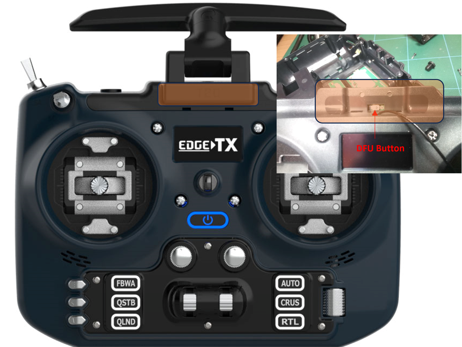 Access DFU and Bootloader Mode | EdgeTX User Manual
