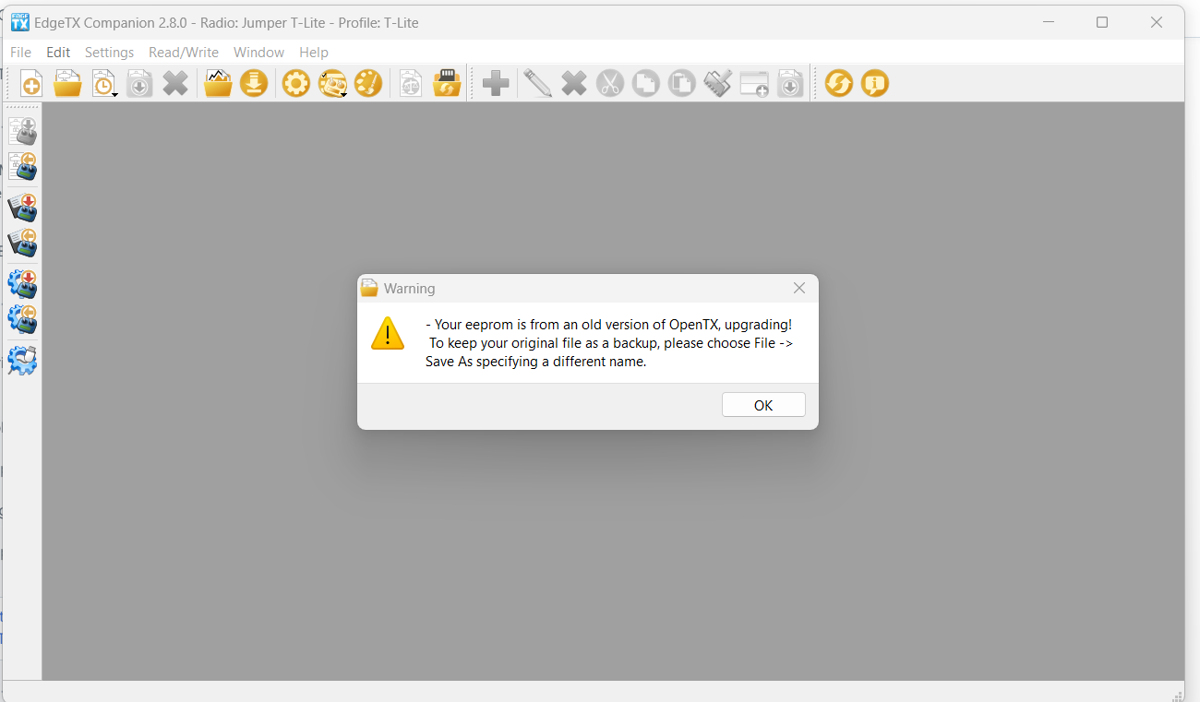 Migrate from OpenTX to EdgeTX using the Bootloader | EdgeTX User Manual