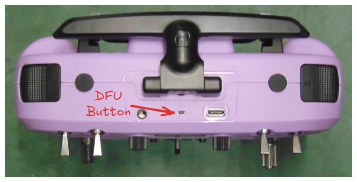 Access DFU and Bootloader Mode | EdgeTX User Manual