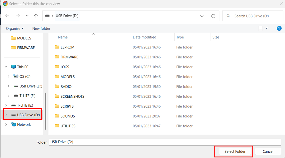 Update from an earlier version of EdgeTX using EdgeTX Buddy | EdgeTX ...